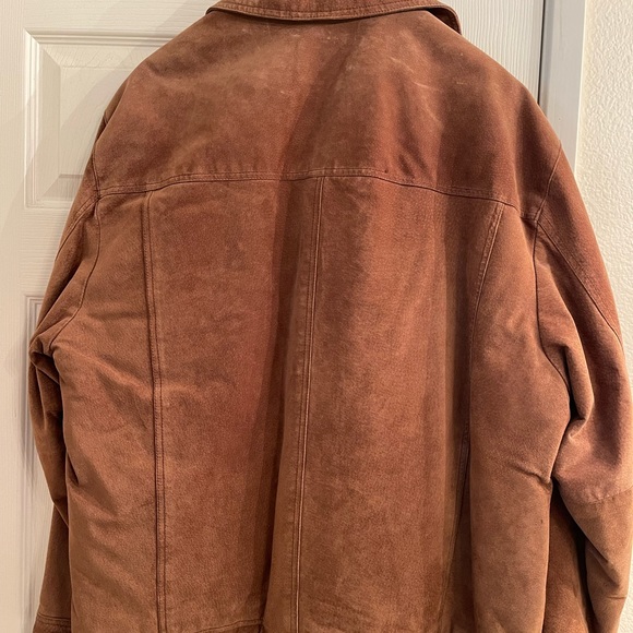Brown Genuine Leather jacket in GREAT condition! SIZE XL. - Picture 3 of 4